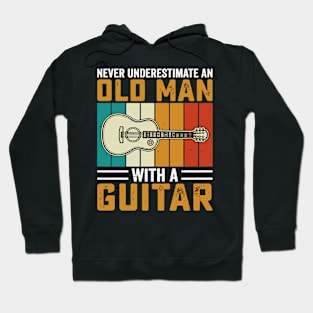 Never underestimate an old man with a saXOPHONE Hoodie